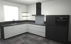 BO010 – Lazio wit & Stone Art schiefergrijs showroom keuken, Huis en Inrichting, Keuken | Complete keukens, Ophalen, Wit, Nieuw