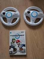 Mario kart met 2 originele wii Stuurtjes, Spelcomputers en Games, Racen en Vliegen, Ophalen of Verzenden, Zo goed als nieuw, 3 spelers of meer