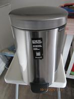 Brabantia - RVS Pedaalemmer - 12 liter - nieuw in doos, Huis en Inrichting, Woonaccessoires | Prullenbakken, Met pedaal, 50 tot 75 cm