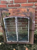 Gietijzeren Raamkozijn - Vintage Look, Ophalen, Gevelraam of Ruit, Gebruikt, Minder dan 80 cm