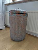 Vintage bamboe mand met deksel, Ophalen