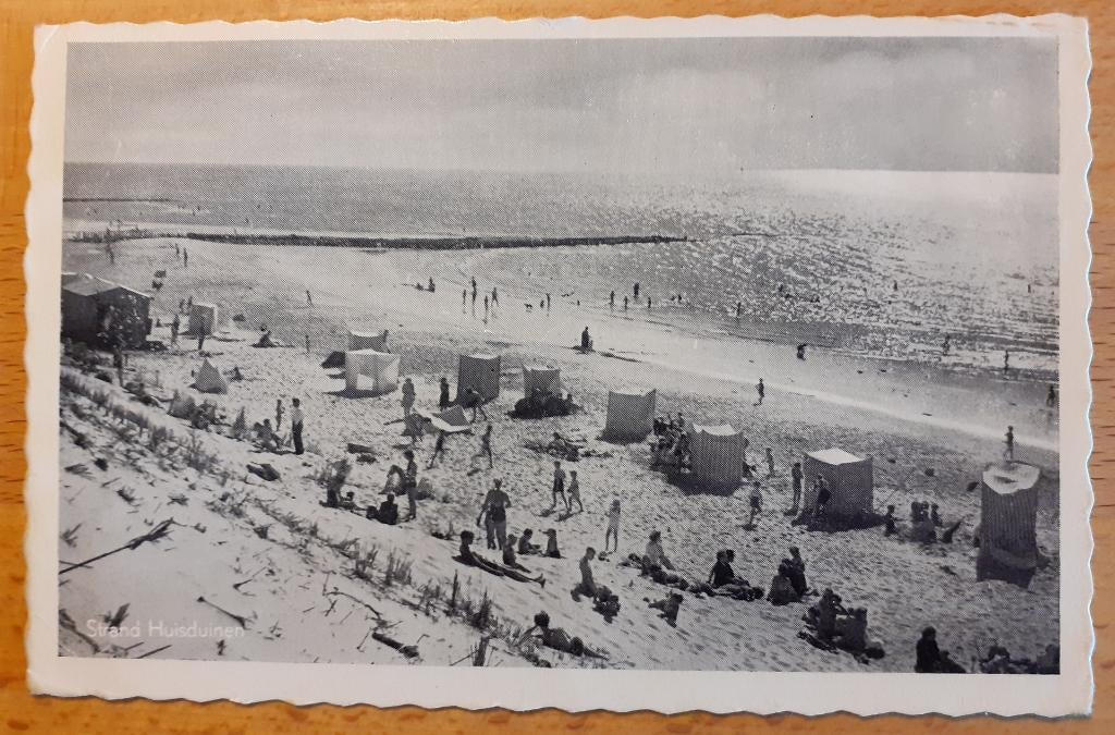 Ansichtkaart Huisduinen, Verzamelen, Ophalen of Verzenden, 1940 tot 1960, Gelopen, Noord-Holland