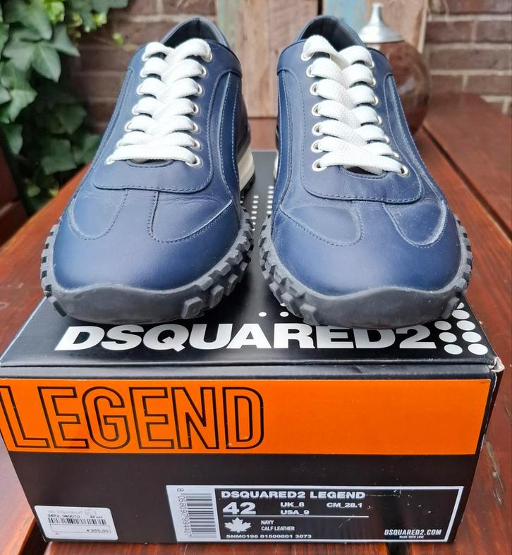 DSQUARED2 TE KOOP AANGEBODEN MAAT 42., Kleding | Heren, Schoenen, Zo goed als nieuw, Sportschoenen, Blauw, Ophalen of Verzenden