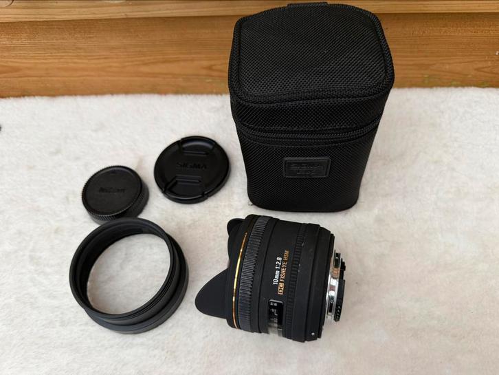Sigma DC 10mm 2.8 fisheye HSM lens voor Nikon, Audio, Tv en Foto, Fotografie | Lenzen en Objectieven, Zo goed als nieuw, Groothoek Fisheye-lens