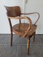 5 Vintage Thonet / bentwood stijl stoelen, Ophalen, Gebruikt, Bruin, Thonet - Bentwood