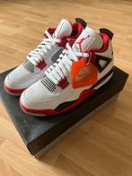 Jordan 4 Fire Red Nike Air US 10 EU 44 Nieuw 2020, Ophalen of Verzenden, Nieuw, Wit