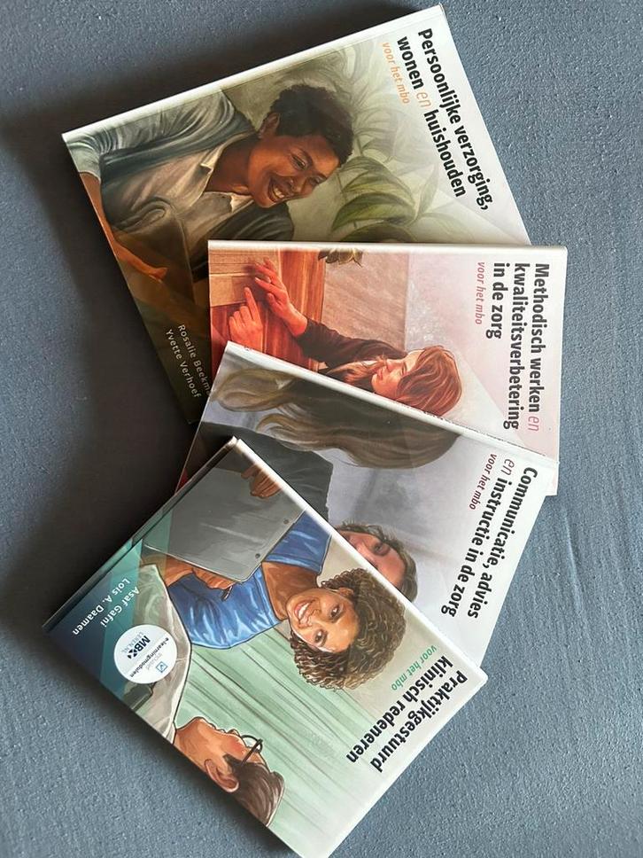 Studeer boeken zorg MBO, Boeken, Schoolboeken, Zo goed als nieuw, Nederlands, Overige niveaus, Ophalen of Verzenden