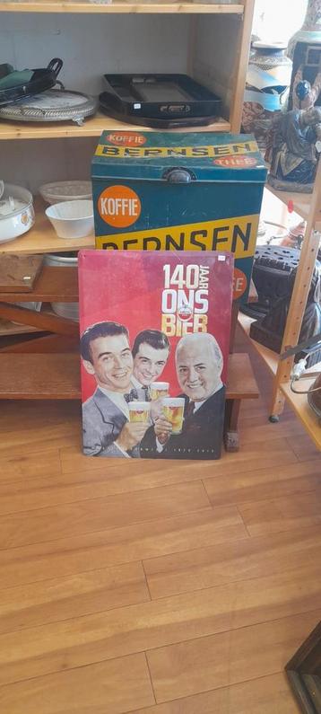 Amstel bier blikken reclame bord beschikbaar voor biedingen
