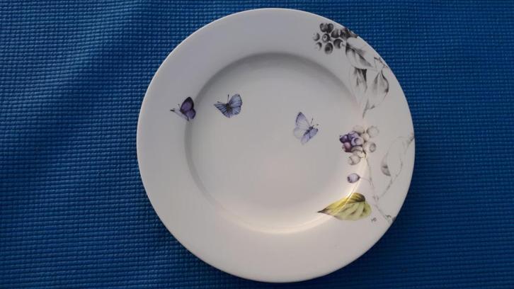NIEUW plat dinerbord bord Marjolein Bastin vlinder porselein, Huis en Inrichting, Keuken | Servies, Nieuw, Bord(en), Overige stijlen