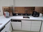 Keuken, Ophalen, Gebruikt, Wit, Hoekkeuken