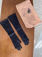 Vintage retro lange handschoenen zwart, Antiek en Kunst, Ophalen of Verzenden, Dames