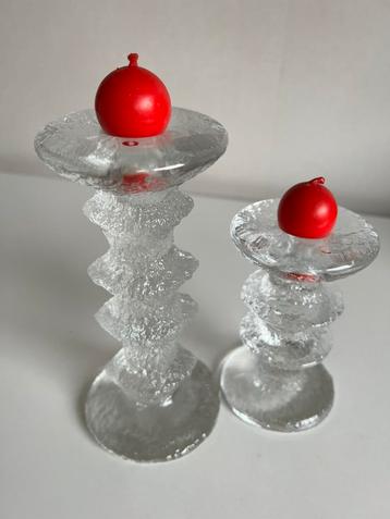 2 Vintage Iittala Festivo Kandelaar 4-knoops Timo Sarpaneva beschikbaar voor biedingen