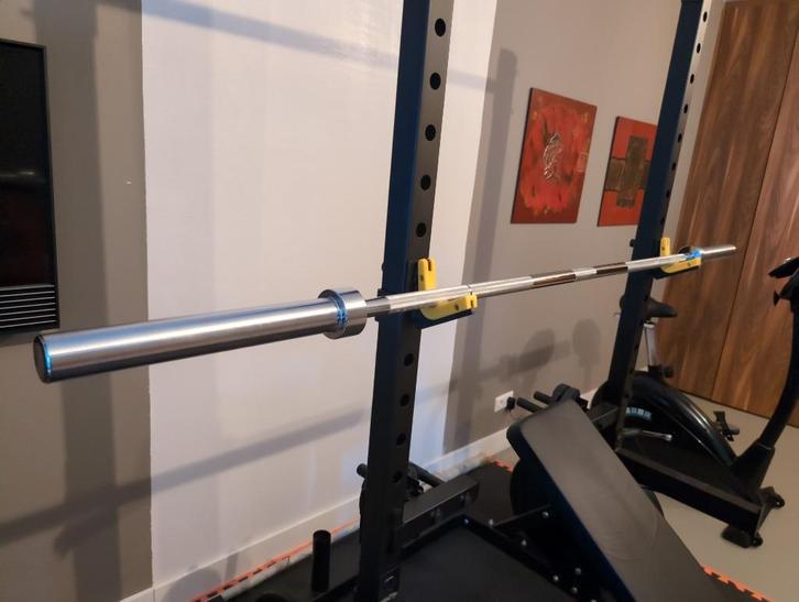 olympische halterstang 220, Sport en Fitness, Fitnessmaterialen, Nieuw, Halterstangen, Ophalen