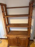 Houten Kaaskast met deuren en planken, Ophalen, Gebruikt, Eikenhout, 50 tot 100 cm