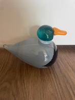 Glaswerk van Noorse Kunstenares Lena Hansson glazen eend, Ophalen of Verzenden