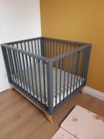 Bopita box antraciet/hout, Kinderen en Baby's, Ophalen, Gebruikt, Rechthoekig, In hoogte verstelbaar