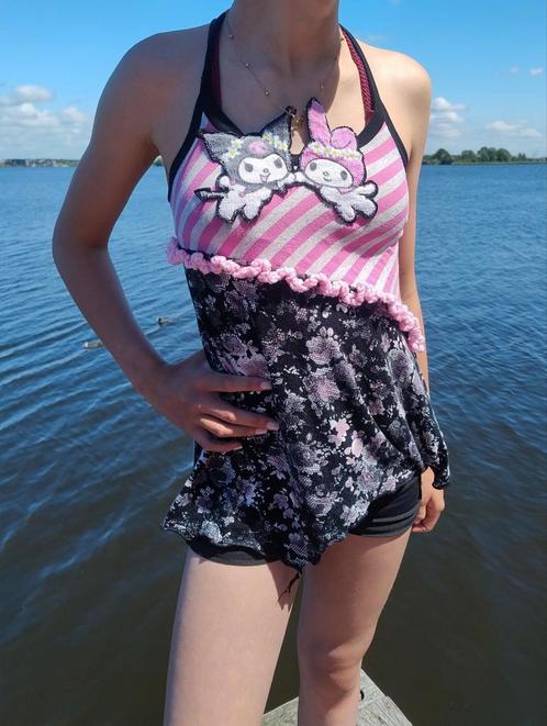 Starfish my melody kuromi kawaii hello kitty lolita, Kleding | Dames, Tops, Zo goed als nieuw, Maat 34 (XS) of kleiner, Zwart
