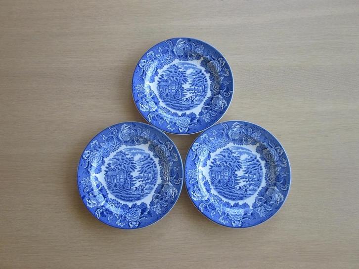 Wood&Sons Woods ware english scenery 3 borden D19,5cm H2cm, Huis en Inrichting, Keuken | Servies, Zo goed als nieuw, Bord(en)