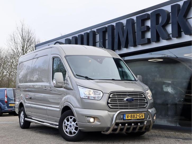 Ford Transit 330 2.0 TDCI AUTOMAAT L3H2 Trend (bj 2017), Auto's, Bestelauto's, Te koop, ABS, Airconditioning, Alarm, Bluetooth