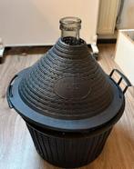 Gistfles / wijnfles Met draagmand 15 liter., Ophalen, Zo goed als nieuw