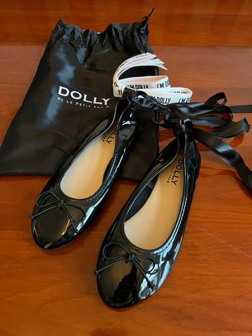 Ballerina’s van Dolly (Le Petit Tom) zwart lak - NIEUW - 37 beschikbaar voor biedingen