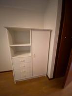 Wit kastje - 122x86x41 cm, Huis en Inrichting, Overige materialen, Gebruikt, 100 tot 150 cm, Met lade(s)