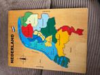 houten puzzel provincies, Ophalen of Verzenden, Gebruikt