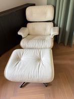 Lounge chair XL replica plasien hout white, Huis en Inrichting, Fauteuils, Ophalen of Verzenden, Gebruikt, Hout
