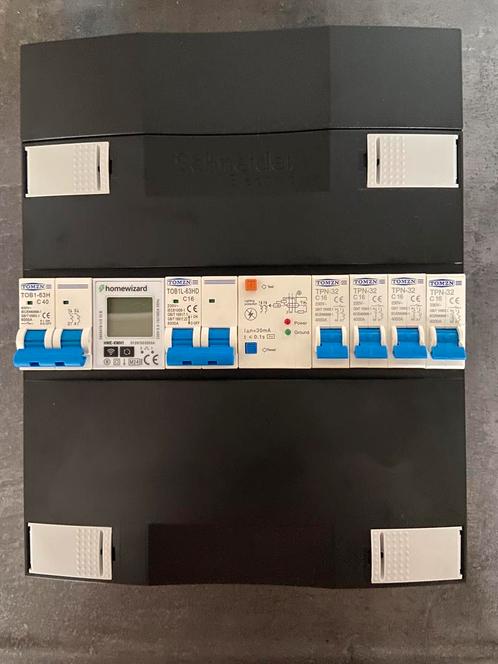 Nieuwe groepenkast - homewizard WIFI kWh meter - garantie, Doe-het-zelf en Verbouw, Elektra en Kabels, Nieuw, Overige typen, Ophalen of Verzenden