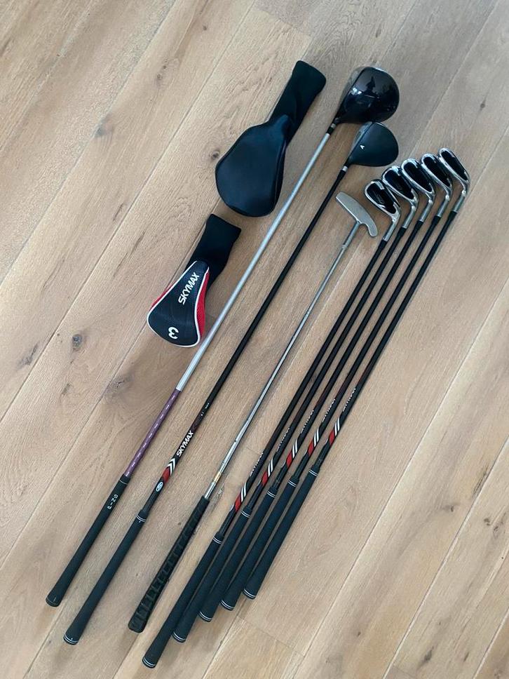 Skymax S1 Golfset + Ping Driver + Wilson Putter, Sport en Fitness, Golf, Zo goed als nieuw, Set, Ophalen of Verzenden
