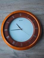 Seiko wandklok 34 cm doorsnee, Ophalen, Zo goed als nieuw, Wandklok