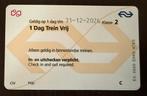 NS dagkaart geldig tot 31-12-2026, Tickets en Kaartjes, Eén persoon, Trein, Algemeen kaartje