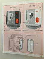 Braun bloeddrukmeter BP 1650 / BP 1600, Diversen, Ophalen of Verzenden, Zo goed als nieuw
