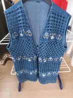 mouwloos jeans  vest, Kleding | Dames, Truien en Vesten, Blauw, Ophalen of Verzenden, Maat 36 (S), Onbekend