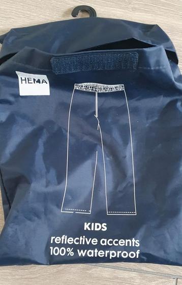 ZGAN Regenbroek kinder maat 122/128 Hema donkerblauw beschikbaar voor biedingen