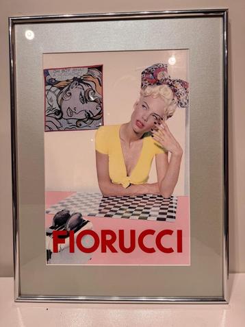 Original Fiorucci - Warhol paining | incl. frame beschikbaar voor biedingen