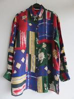 Vintage De Bijenkorf zijde blouse met lange mouwen mt 38 40, Kleding | Dames, Blouses en Tunieken, De bijenkorf, Ophalen of Verzenden