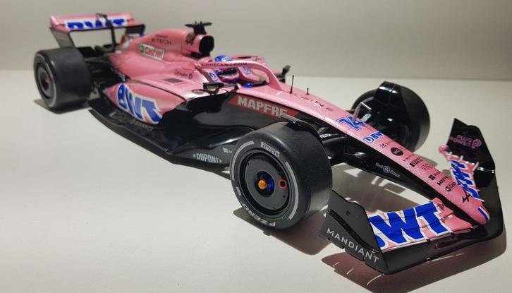F1 Alpine A522 Fernando Alonso Bahrein GP 1/18, Hobby en Vrije tijd, Modelauto's | 1:18, Nieuw, Auto, Solido, Ophalen of Verzenden