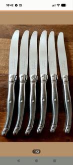 6 messen  Laguiole  Style de Vie, Huis en Inrichting, Keuken | Bestek, Ophalen, Zo goed als nieuw, Rvs of Chroom