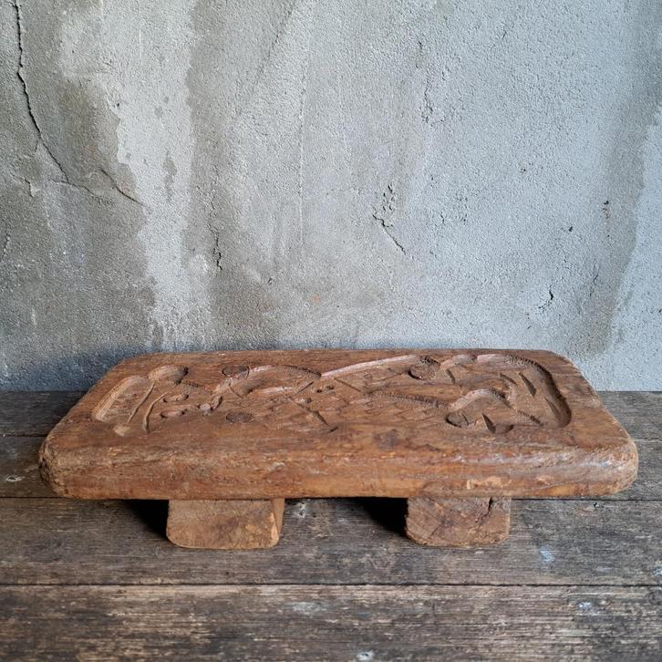 Aparte oude brocante houten speculaasplank plank *Etage3*, Huis en Inrichting, Woonaccessoires | Overige, Gebruikt, Ophalen of Verzenden