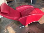 Rolf benz fauteuil, Huis en Inrichting, Fauteuils, Ophalen, Gebruikt, 50 tot 75 cm, Leer