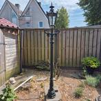 Gietijzeren lantaarnpaal Grote en kleine, Tuin en Terras, Buitenverlichting, Ophalen, Gebruikt, Staande lamp, 50 tot 250 watt