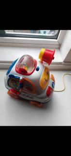 In nieuwstaat Vtech Toet Toet politieauto, trekkoord,liedjes, Ophalen of Verzenden, Zo goed als nieuw, Auto, Met geluid