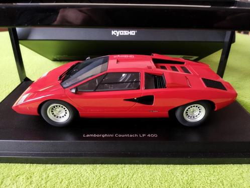 Lamborghini Countach LP400 Red 1974 Kyosho Boxed Modelauto, Hobby en Vrije tijd, Modelauto's | 1:18, Zo goed als nieuw, Auto, Kyosho