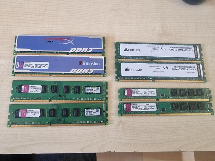Ram Geheugen, Computers en Software, RAM geheugen, Zo goed als nieuw, Desktop, DDR3, Ophalen of Verzenden