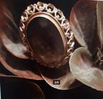 Ring  (Rookkwarts), Bruin, Ophalen of Verzenden, Zo goed als nieuw, 17 tot 18