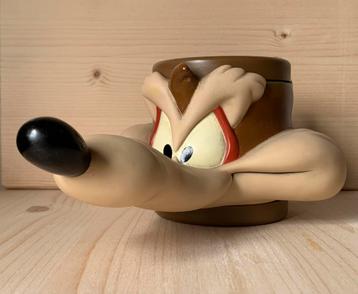 Vintage Looney Tunes Wile E Coyote plastic mok beschikbaar voor biedingen
