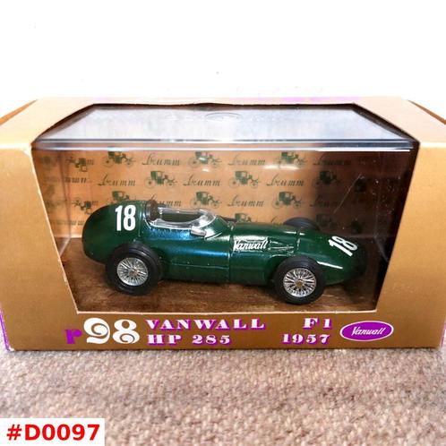 Vanwall F1 1957 #18 Stirling Moss Brumm Oro r98 1:43 zgan OV, Hobby en Vrije tijd, Modelauto's | 1:43, Zo goed als nieuw, Auto