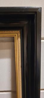 Houten lijst, zeer groot zwart/goud, Huis en Inrichting, Woonaccessoires | Lijsten, Ophalen, Zo goed als nieuw, Hout, 75 cm of meer