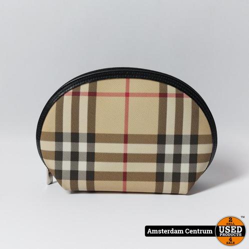 Burberry Nova Check Cosmetic Bag - In Prima Staat, Sieraden, Tassen en Uiterlijk, Portemonnees, Gebruikt